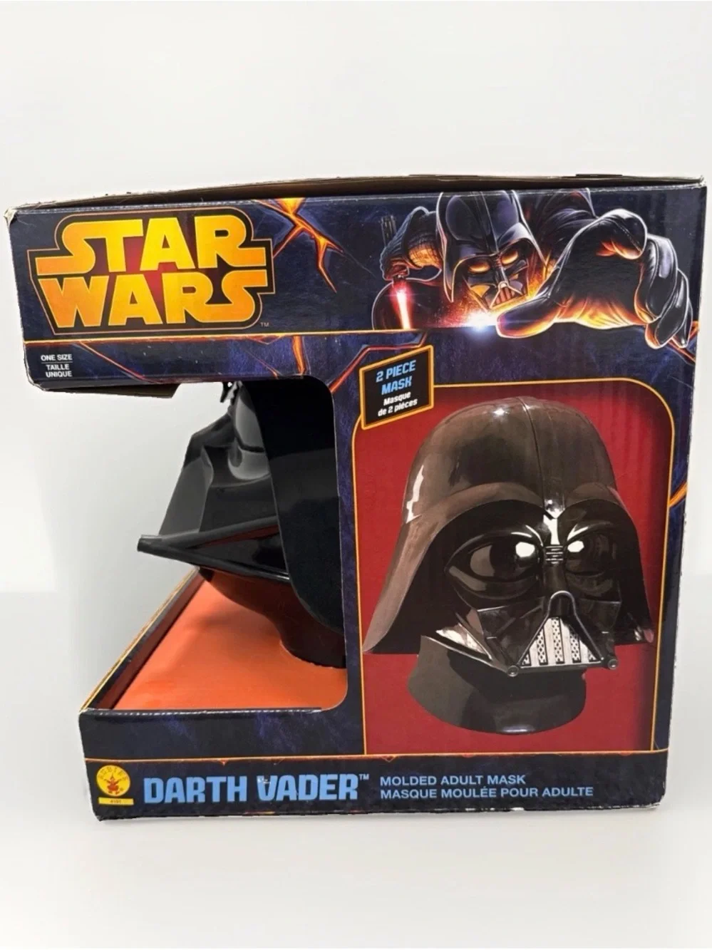 Star Wars Darth Vader Black Molded Adult Mask with Branded Box